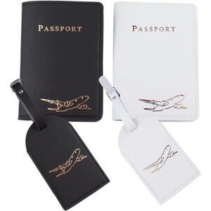Couple Passport Holder 2 Pack Mr Mrs Honeymoon Travel